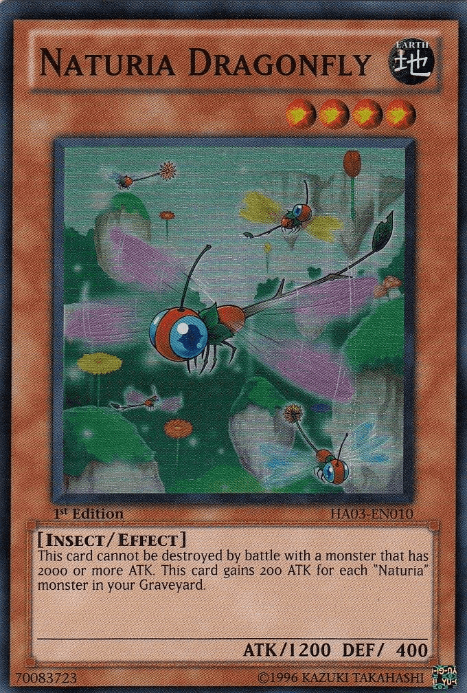 Naturia Dragonfly [HA03-EN010] Super Rare - Josh's Cards
