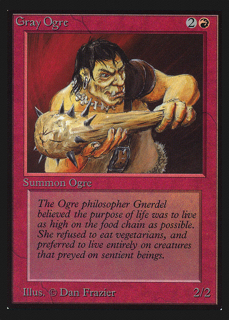 Gray Ogre (IED-) - Intl. Collectors' Edition