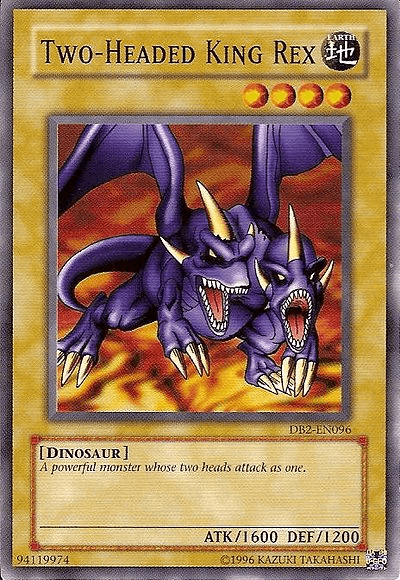 Two-Headed King Rex [DB2-EN096] Common - Josh's Cards
