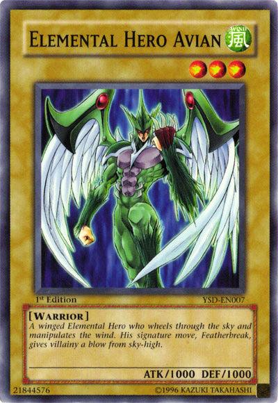Elemental Hero Avian [YSD-EN007] Common - Josh's Cards