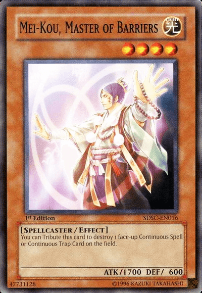 Mei-Kou, Master of Barriers [SDSC-EN016] Common - Josh's Cards