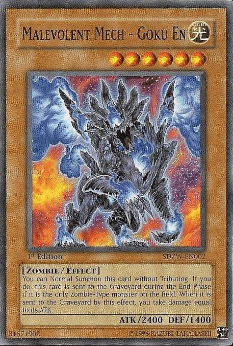 Malevolent Mech - Goku En [SDZW-EN002] Common - Josh's Cards
