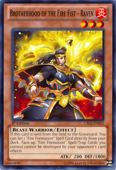 Brotherhood of the Fire Fist - Raven [CBLZ-EN022] Common - Josh's Cards