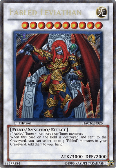 Fabled Leviathan [HA03-EN026] Secret Rare - Josh's Cards