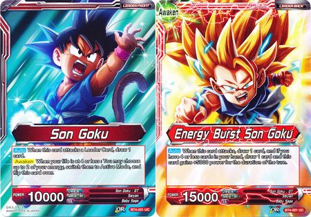 Son Goku // Energy Burst Son Goku (BT4-001) [Colossal Warfare] Parallel Foil