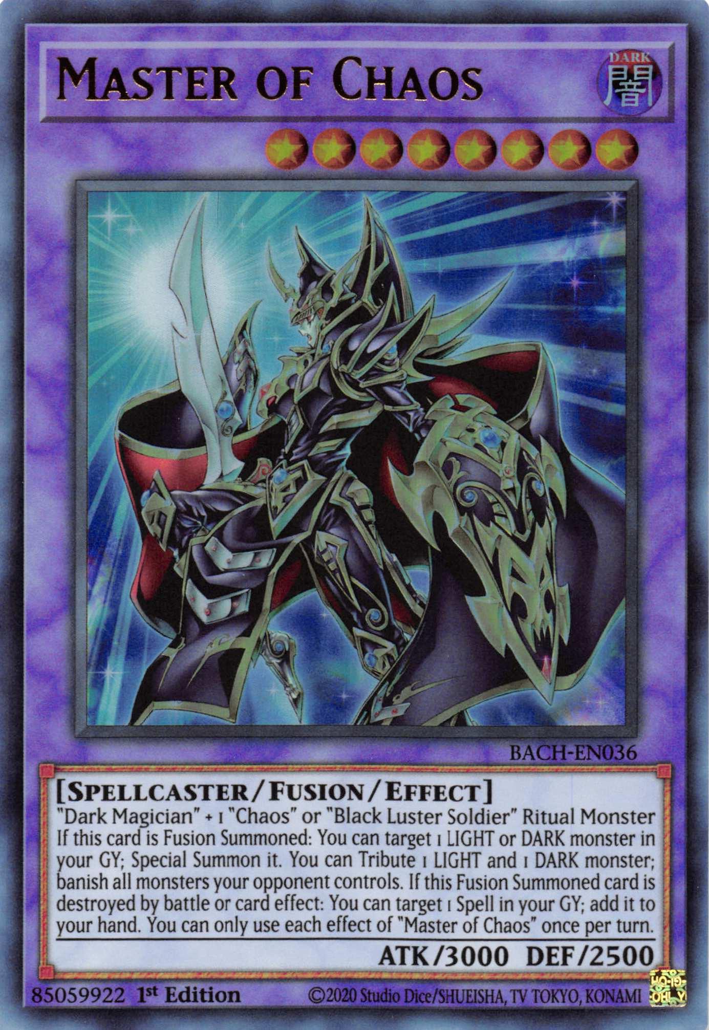Master of Chaos [BACH-EN036] Ultra Rare - Josh's Cards