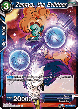 Zangya, the Evildoer (Common) (BT13-050) [Supreme Rivalry] Parallel Foil
