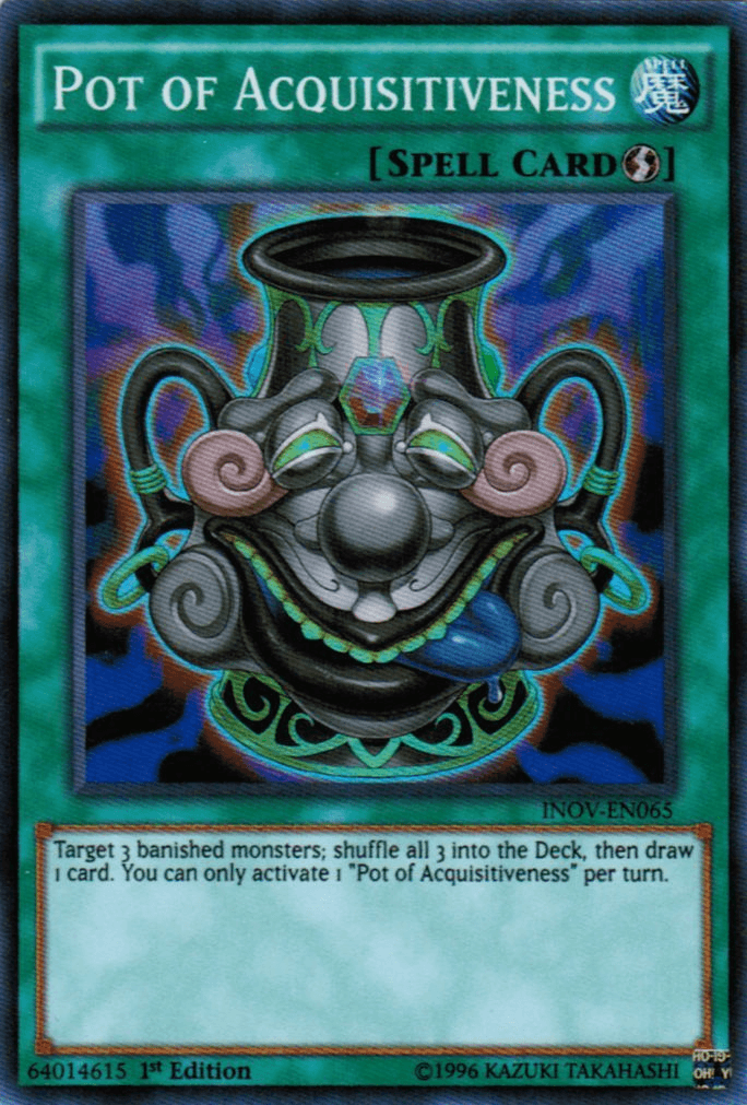 Pot of Acquisitiveness [INOV-EN065] Super Rare - Josh's Cards