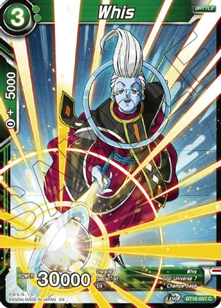 Whis (BT16-057) [Realm of the Gods] Parallel Foil