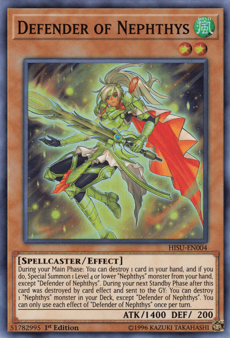 Defender of Nephthys [HISU-EN004] Super Rare - Josh's Cards