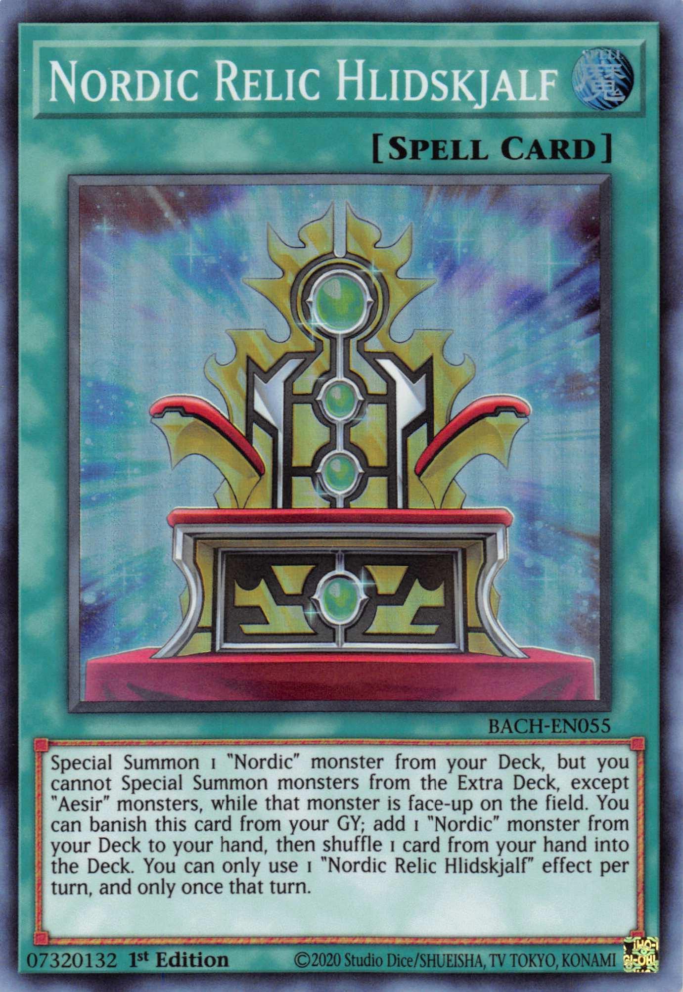 Nordic Relic Hlidskjalf [BACH-EN055] Super Rare - Josh's Cards