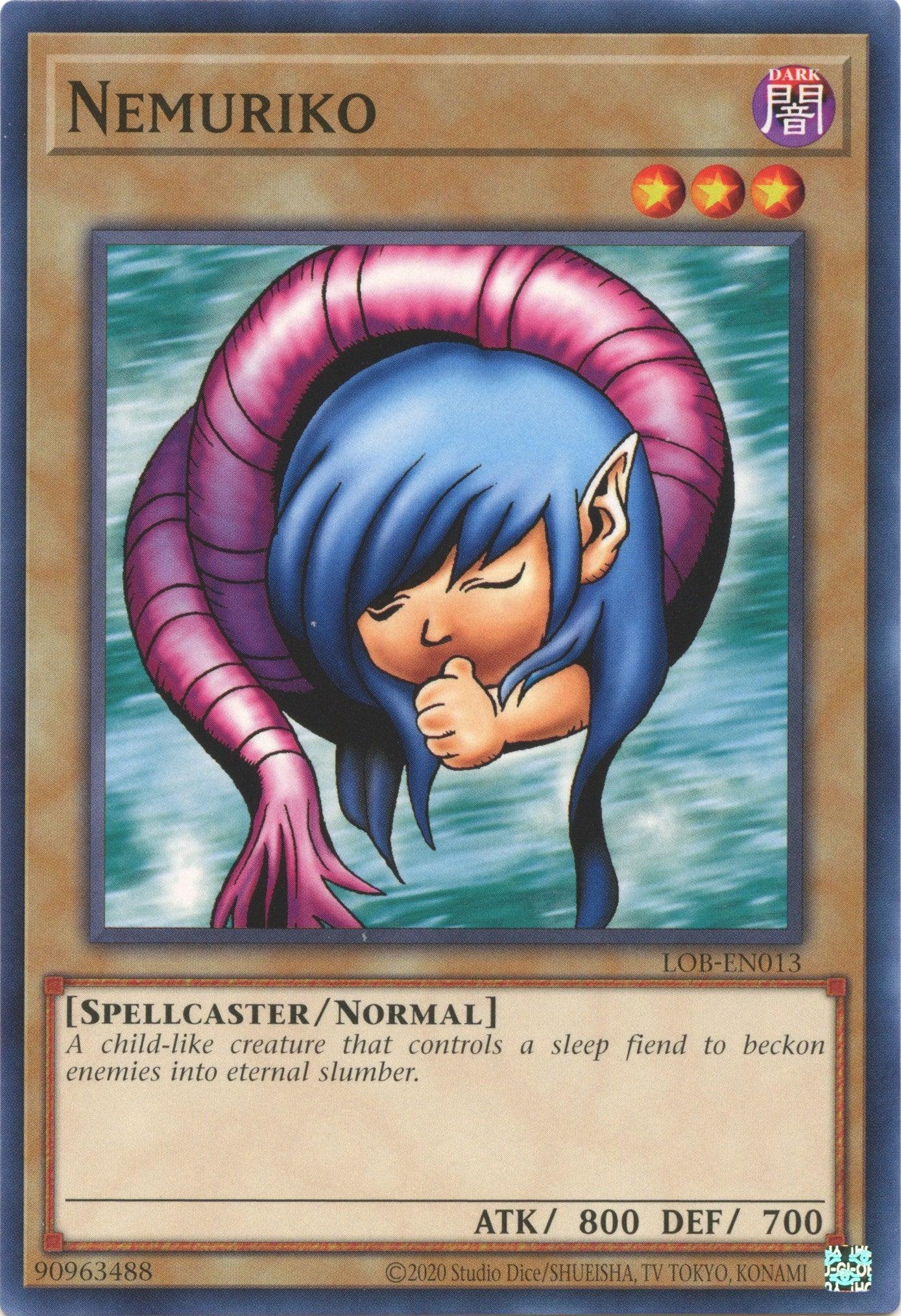 Nemuriko (25th Anniversary) [LOB-EN013] Common - Josh's Cards