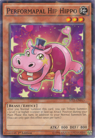 Performapal Hip Hippo [SP15-EN015] Shatterfoil Rare - Josh's Cards