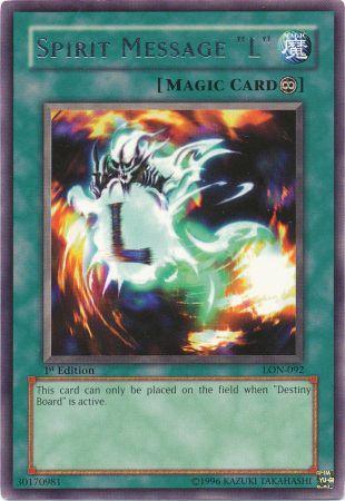 Spirit Message "L" [LON-092] Rare - Josh's Cards