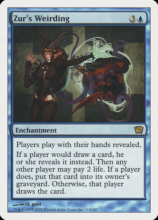 Zur's Weirding [Ninth Edition] Foil