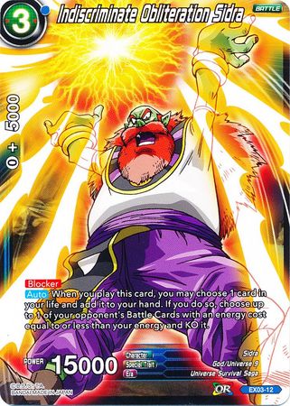 Indiscriminate Obliteration Sidra (EX03-12) [Ultimate Box] Parallel Foil