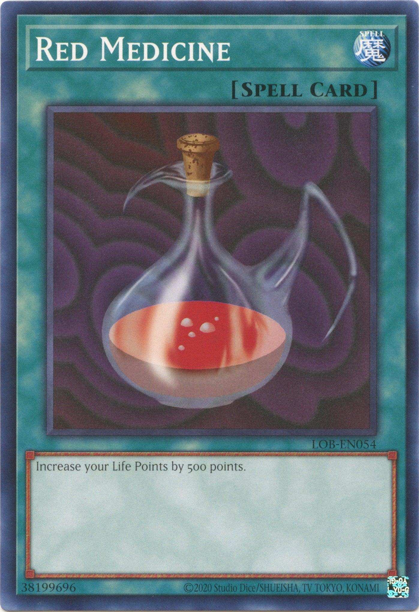 Red Medicine (25th Anniversary) [LOB-EN054] Common - Josh's Cards