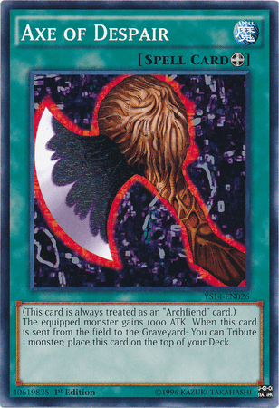 Axe of Despair [YS14-EN026] Common - Josh's Cards
