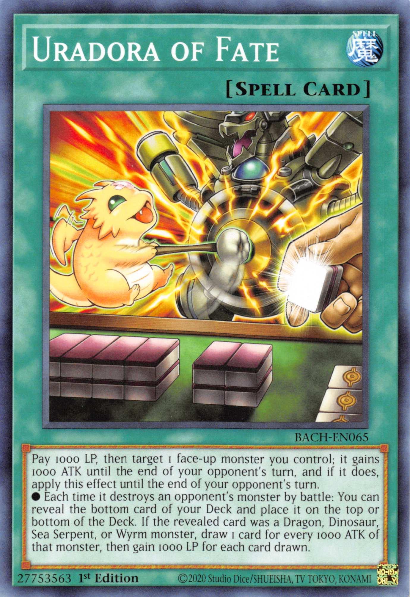 Uradora of Fate [BACH-EN065] Common - Josh's Cards