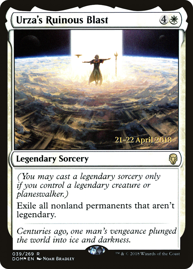 Urza's Ruinous Blast (PRE-39S) - Dominaria Promos Foil