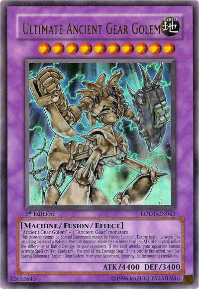 Ultimate Ancient Gear Golem (LODT-EN043) - Light of Destruction Unlimited