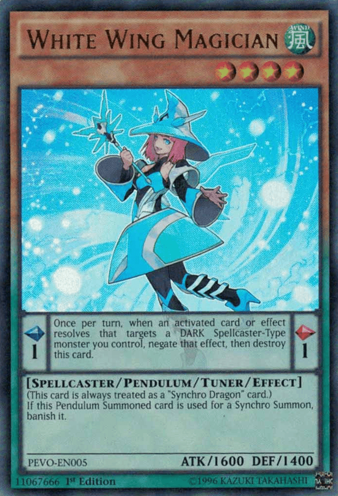 White Wing Magician [PEVO-EN005] Ultra Rare - Josh's Cards