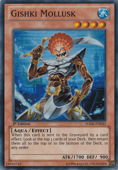 Gishki Mollusk [HA06-EN042] Super Rare - Josh's Cards