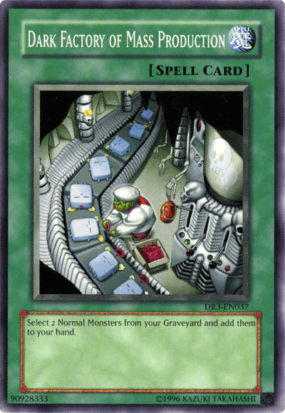 Dark Factory of Mass Production [DR3-EN037] Common - Josh's Cards