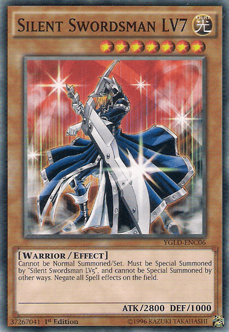 Silent Swordsman LV7 [YGLD-ENC06] Common - Josh's Cards