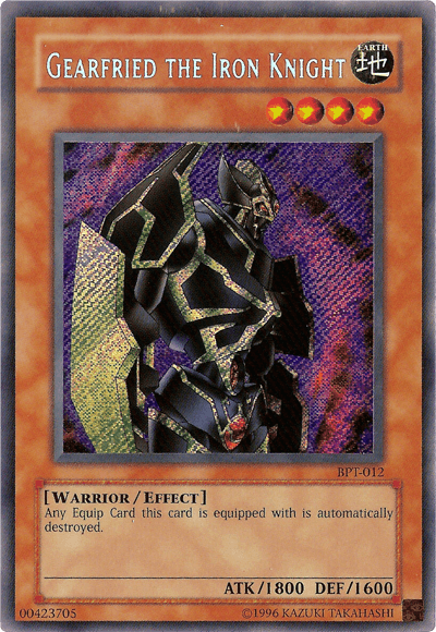 Gearfried the Iron Knight [BPT-012] Secret Rare - Josh's Cards
