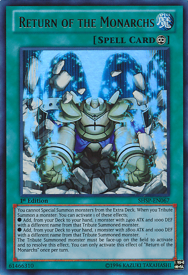 Return of the Monarchs [SHSP-EN067] Ultra Rare - Josh's Cards