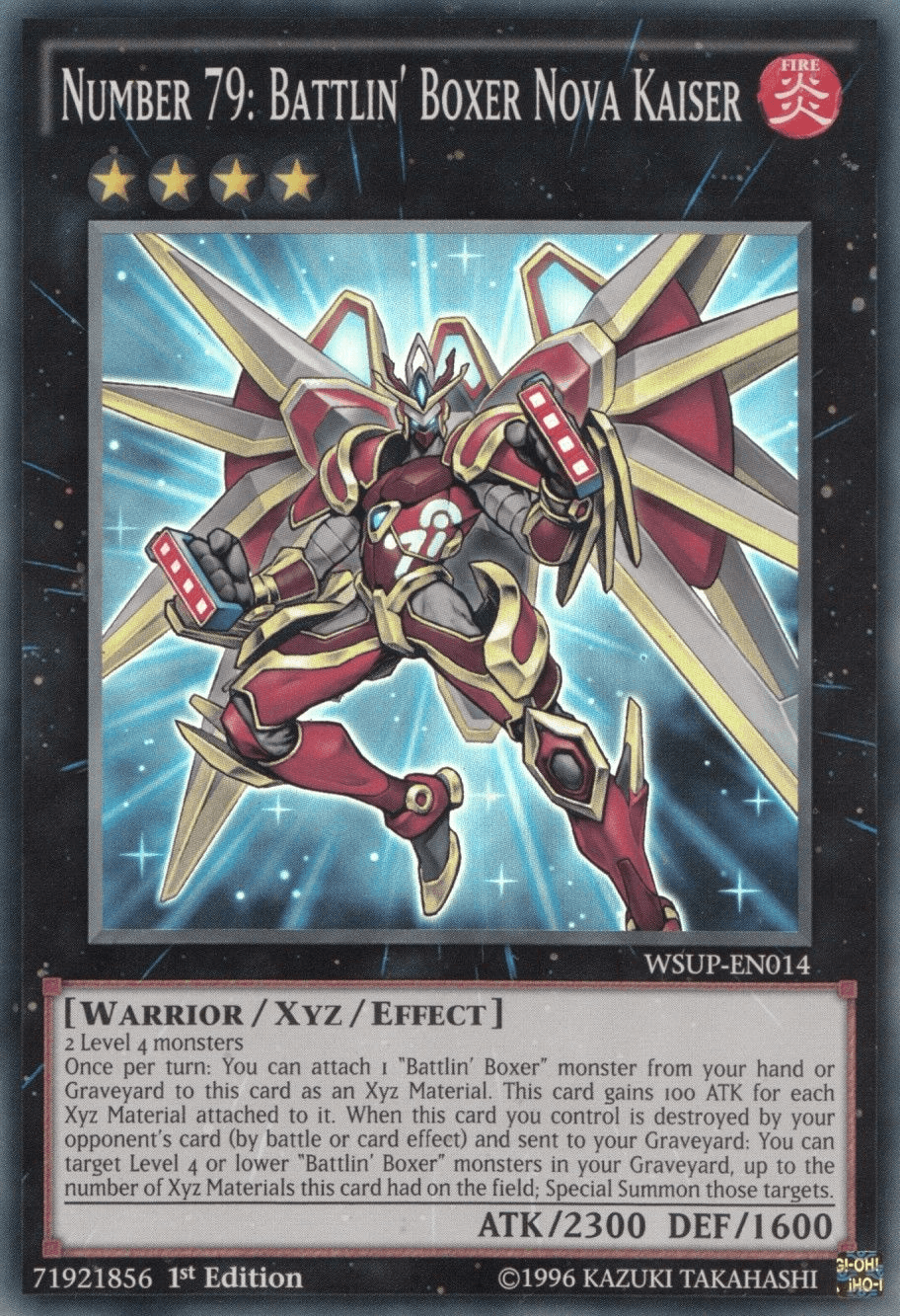 Number 79: Battlin' Boxer Nova Kaiser [WSUP-EN014] Super Rare - Josh's Cards