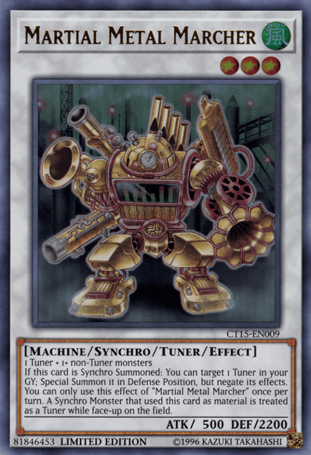 Martial Metal Marcher [CT15-EN009] Ultra Rare - Josh's Cards