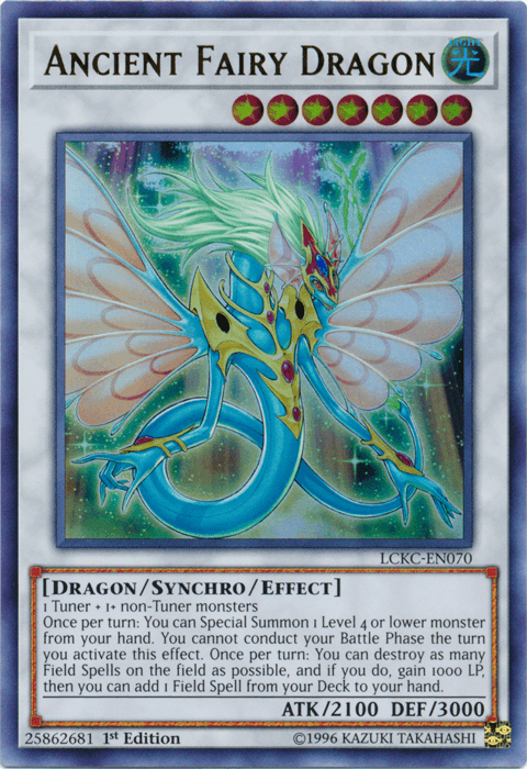 Ancient Fairy Dragon [LCKC-EN070] Ultra Rare - Josh's Cards