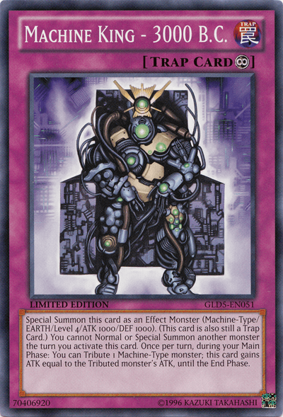 Machine King - 3000 B.C. [GLD5-EN051] Common - Josh's Cards
