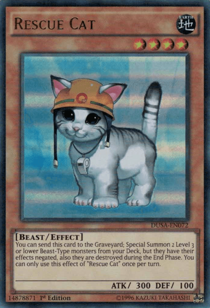 Rescue Cat [DUSA-EN072] Ultra Rare - Josh's Cards