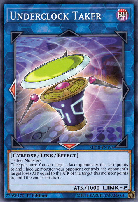 Underclock Taker [MP18-EN196] Common - Josh's Cards