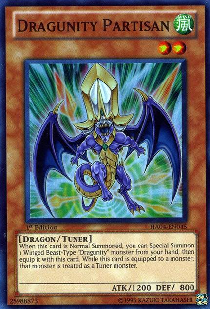 Dragunity Partisan [HA04-EN045] Super Rare - Josh's Cards