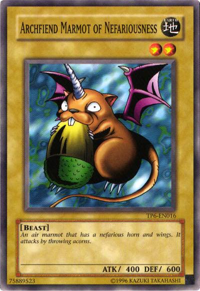 Archfiend Marmot of Nefariousness [TP6-EN016] Common - Josh's Cards