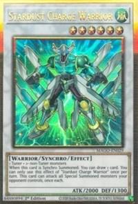 Stardust Charge Warrior [MAGO-EN029] Gold Rare - Josh's Cards