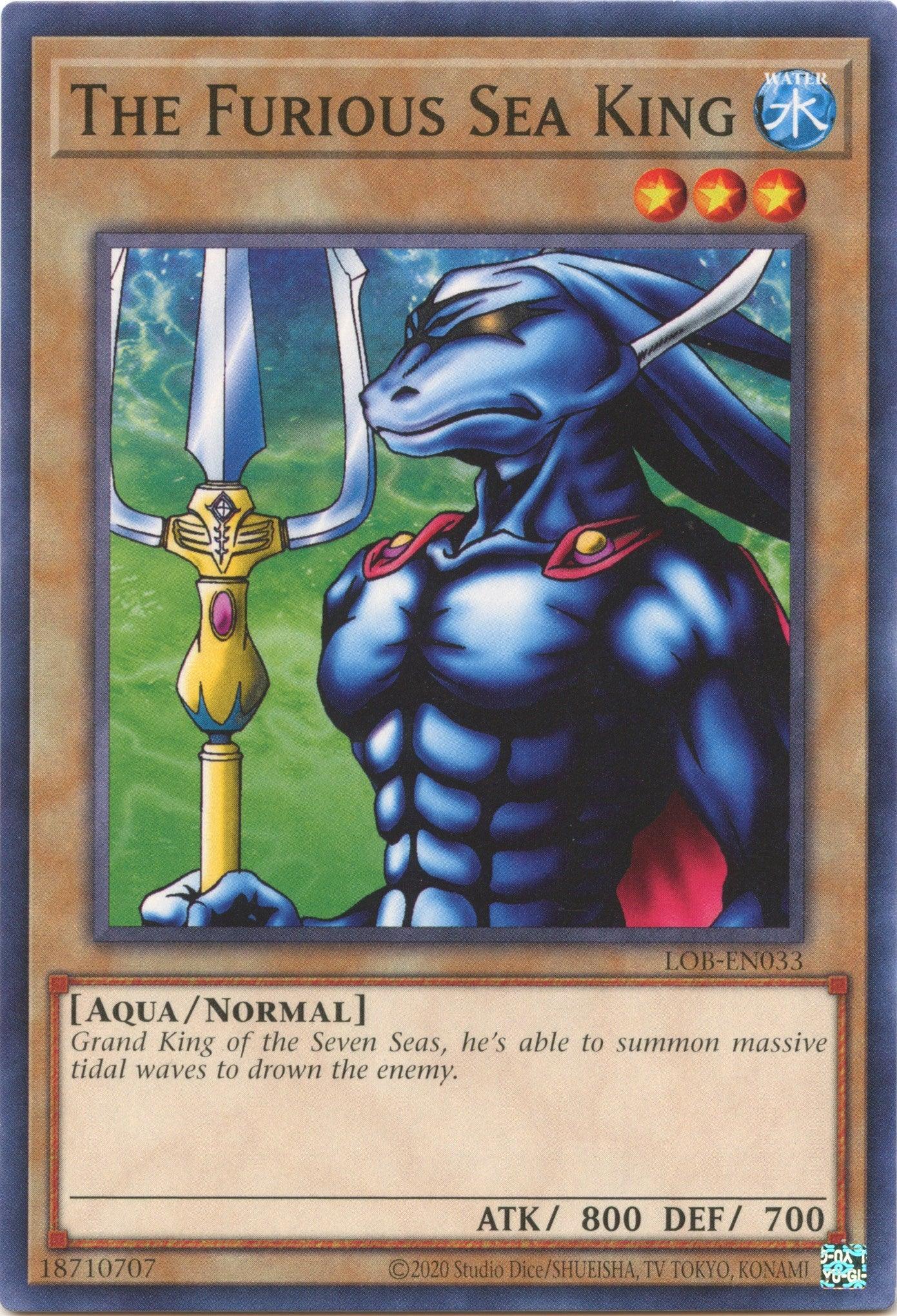 The Furious Sea King (25th Anniversary) [LOB-EN033] Common - Josh's Cards
