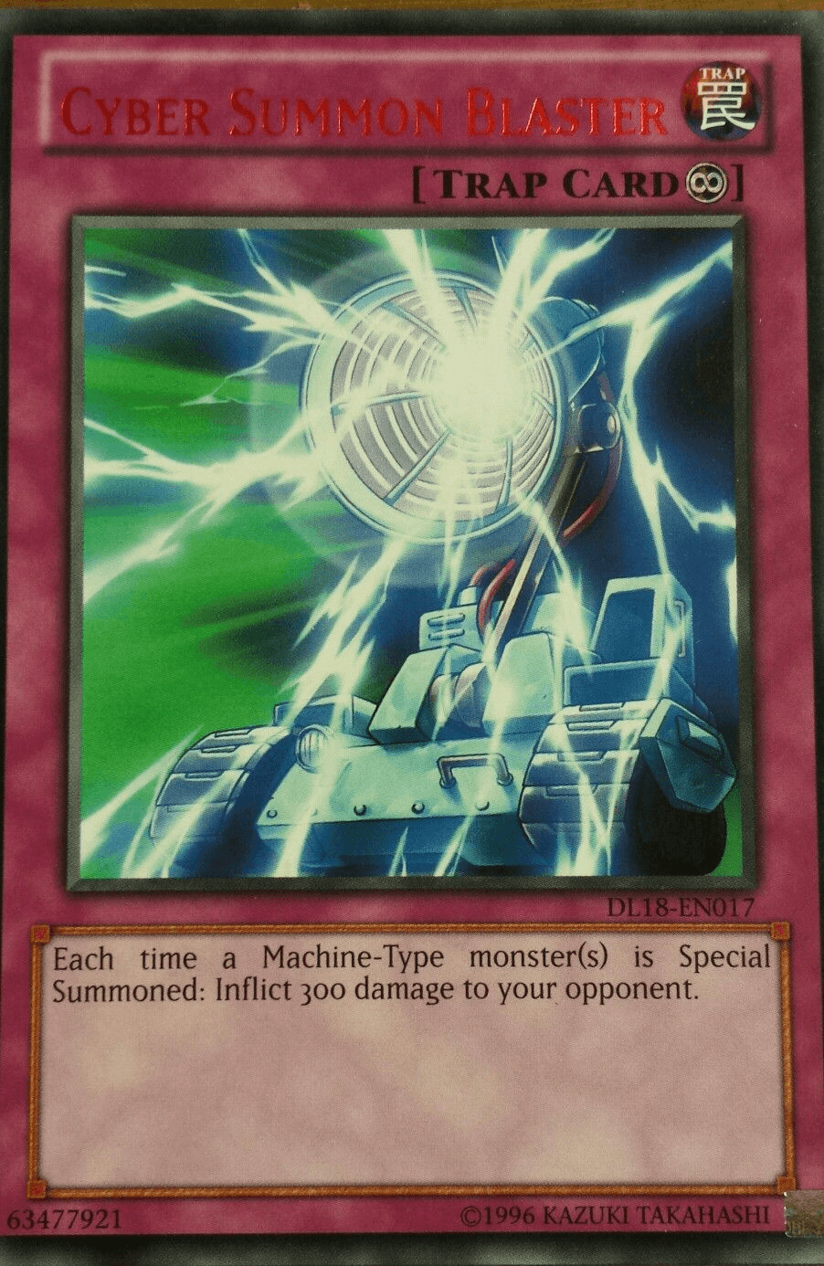 Cyber Summon Blaster (Red) [DL18-EN017] Rare - Josh's Cards