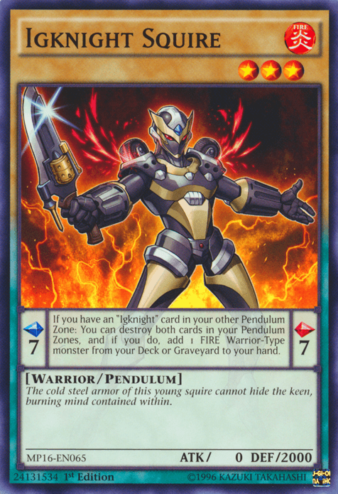 Igknight Squire [MP16-EN065] Common - Josh's Cards