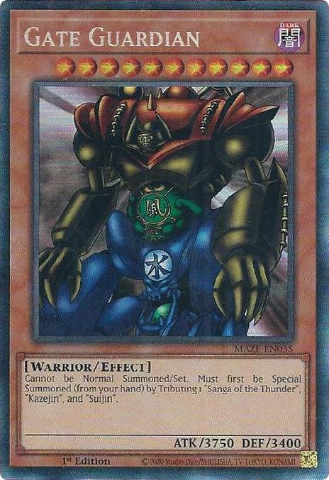 Gate Guardian [MAZE-EN035] Collector's Rare - Josh's Cards