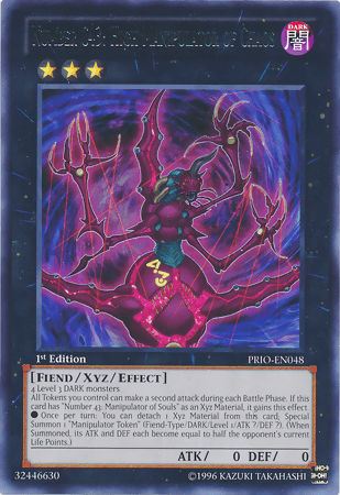 Number C43: High Manipulator of Chaos [PRIO-EN048] Rare - Josh's Cards
