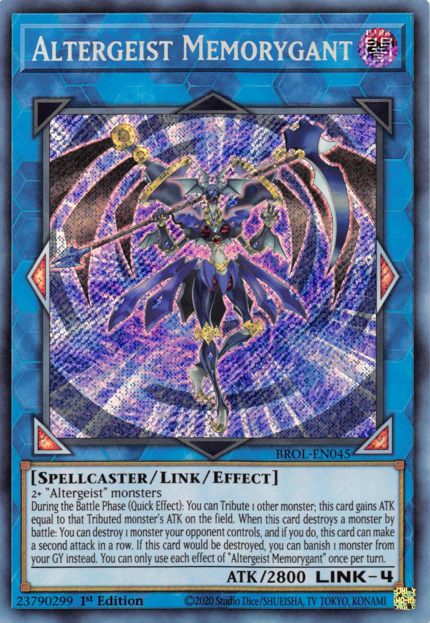 Altergeist Memorygant [BROL-EN045] Secret Rare - Josh's Cards