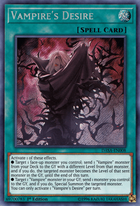 Vampire's Desire [DASA-EN008] Secret Rare - Josh's Cards