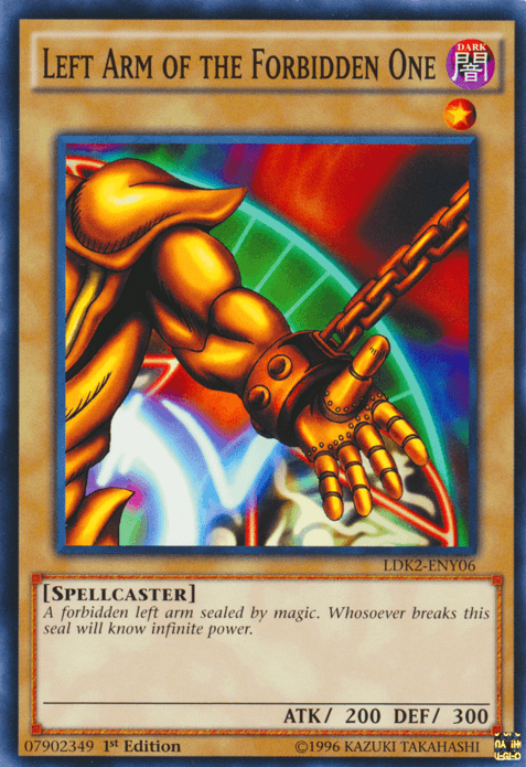 Left Arm of the Forbidden One [LDK2-ENY06] Common - Josh's Cards