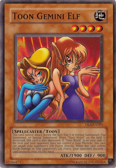 Toon Gemini Elf [DL6-EN001] Super Rare - Josh's Cards