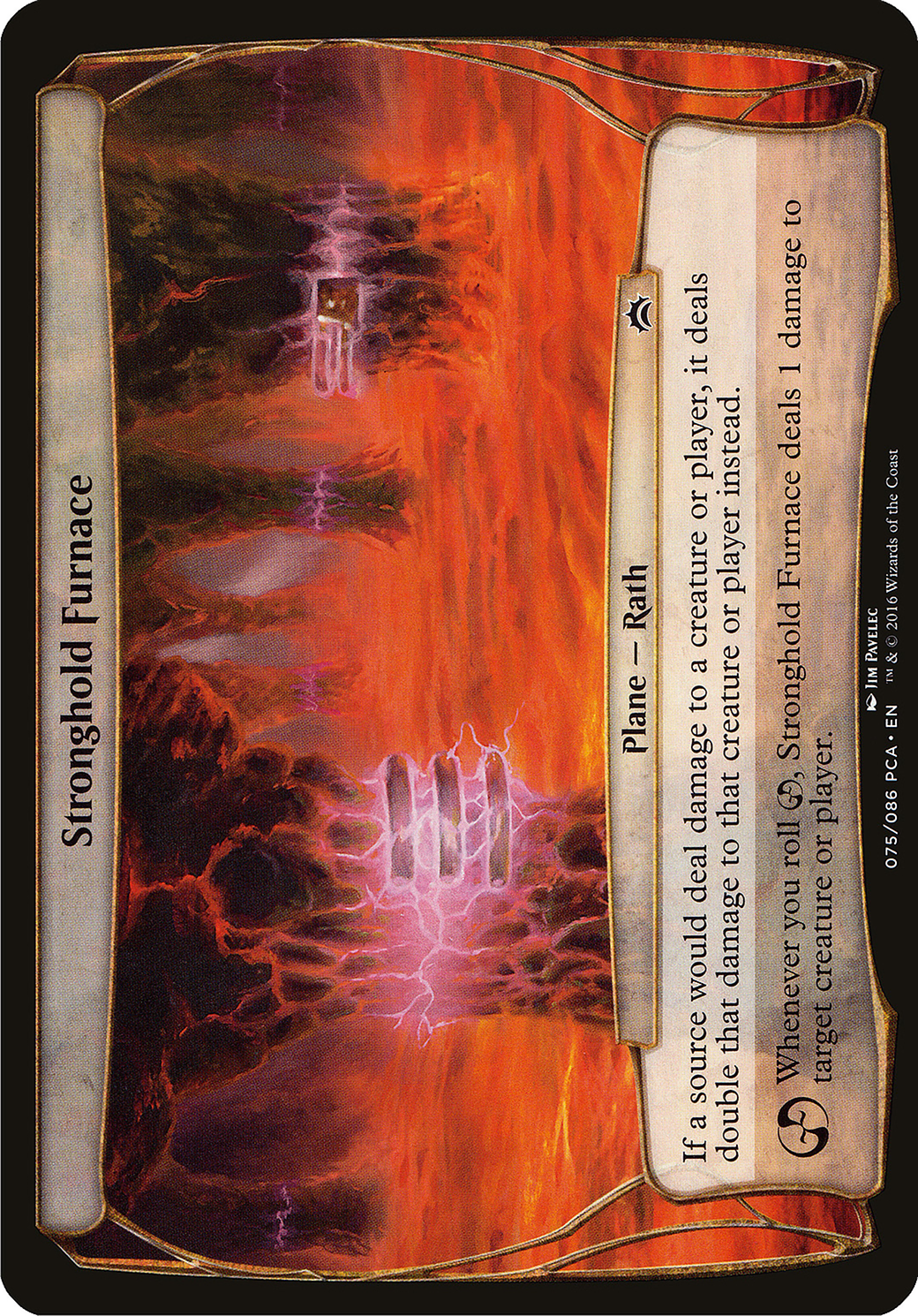 Stronghold Furnace (OVER-075) - Planechase Anthology Planes